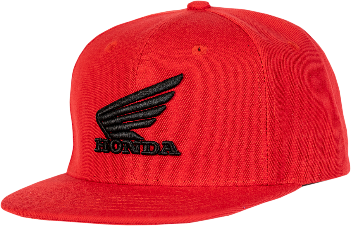 D'COR VISUALS Honda Wing II Hat - Red - One Size 70-128-1