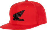 D'COR VISUALS Honda Wing II Hat - Red - One Size 70-128-1