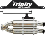 TR-4182S TRINITY RACING Slip-On Muffler - Stainless Steel RZR Pro R  2022-2025