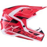 ALPINESTARS SM7 Helmet - Deed - Gloss Red/Black/White - Medium 8302426-3139-M