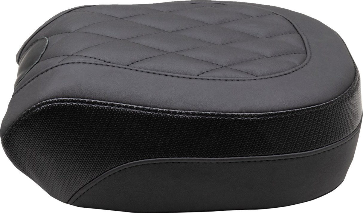 MUSTANG Recessed Passenger Seat - Black - Diamond Stitch - Chief '22-'23 89741