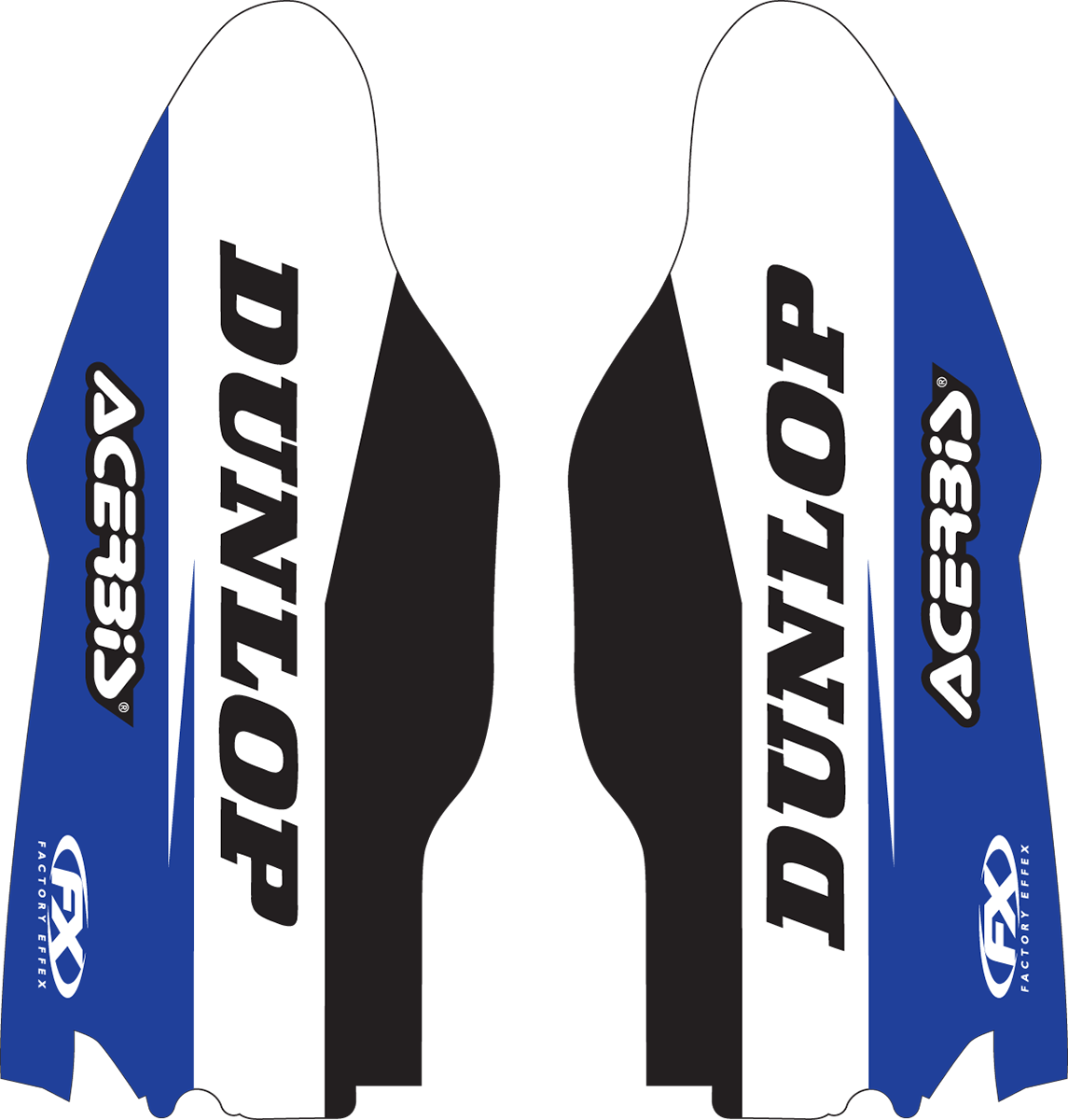 FACTORY EFFEX Fork Guard Graphic - YZ 17-40278