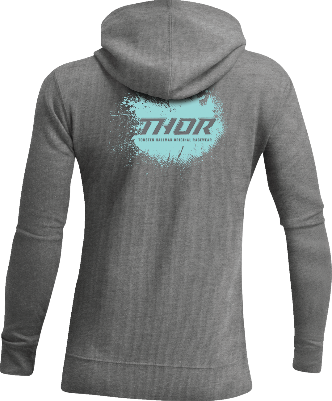 THOR Women's Aerosol Fleece Zip-Up Sweatshirt - Heather Gunmetal - Large 3051-1217