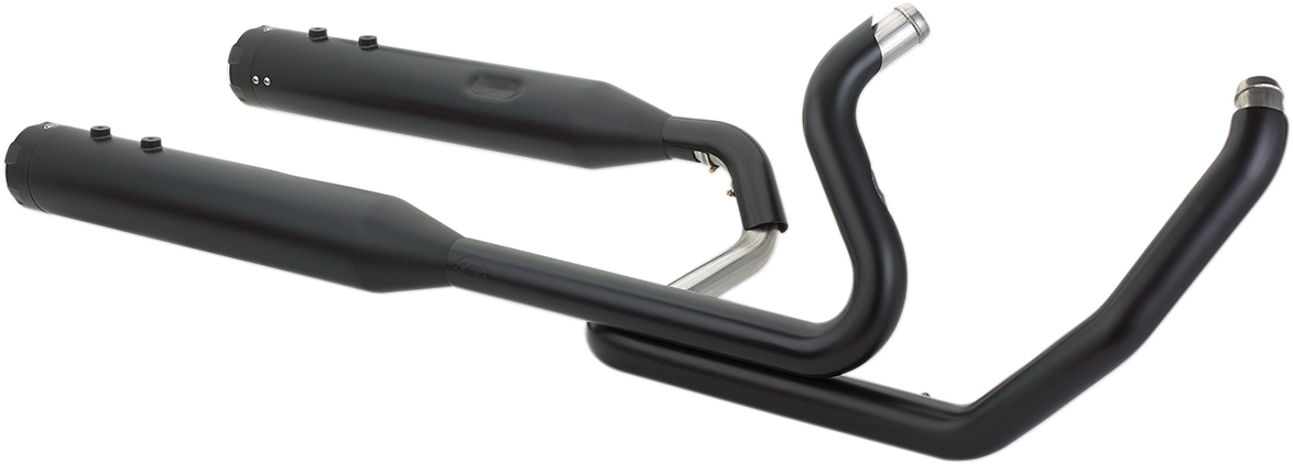 S&S CYCLE El Dorado Dual Exhaust System - Black - Black Thruster 550-0700C