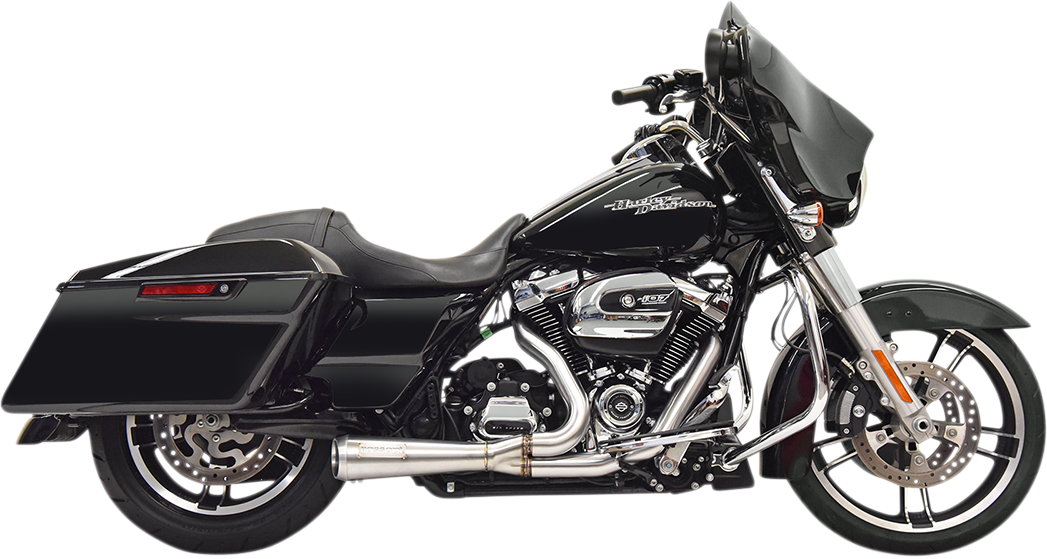 BASSANI XHAUST Short 2:1 Exhaust for FL - Stainless Steel 1F42SS