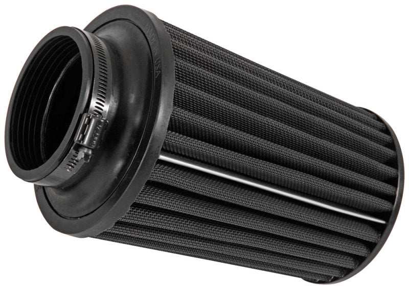 K&N Universal Round Clamp-On Air Filter 3.5in ID 9.5in Height 6in Base OD 5.25 Top OD RU-3105HBK