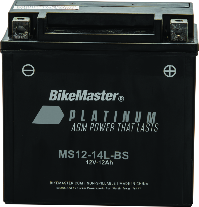 BikeMaster AGM Battery - MS12-14L-BS 780756