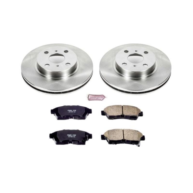 Power Stop 93-97 Geo Prizm Front Autospecialty Brake Kit