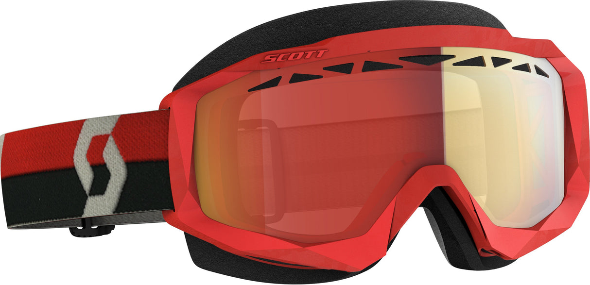 SCOTT Hustle X Snwcrs Goggle Red/Gry Enhancer Red Chrome 274515-1010312