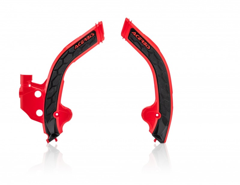 Acerbis 20-23 Beta RR 2T/4T Frame Guard X Grip - Red/Black 2801941018