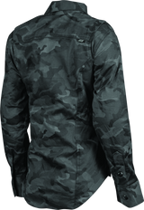 Speed and Strength Speed Society Armored Moto Shirt Camouflage Womens -XS