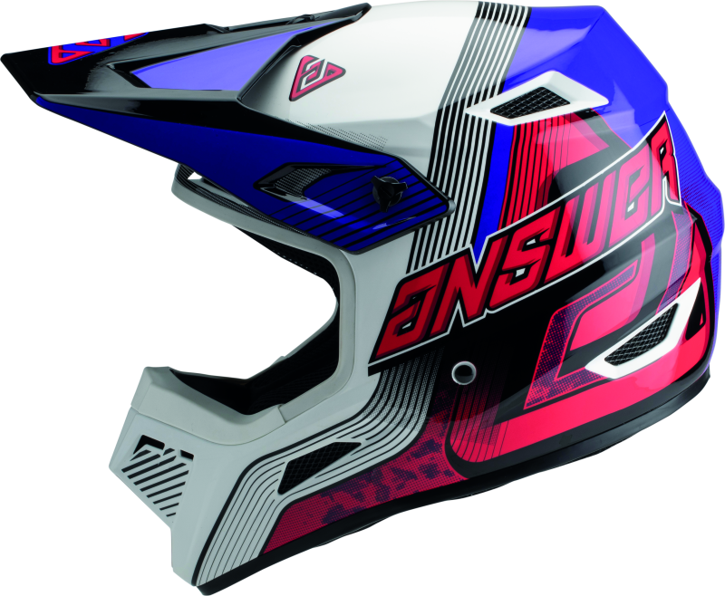 Answer AR1 Vendetta Helmet Red/White/Purple - XS 447685