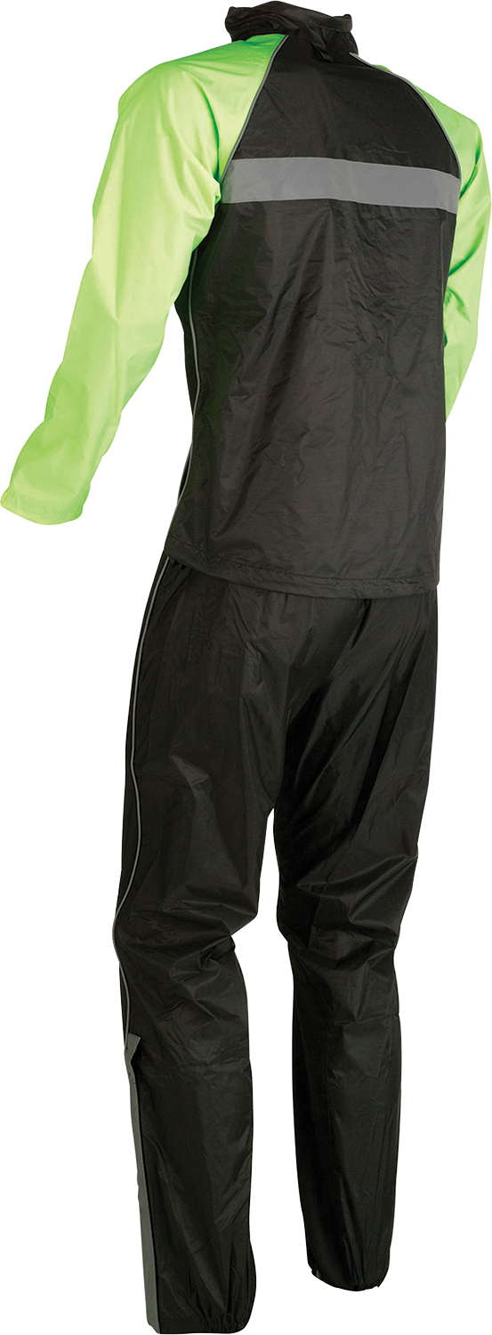 Z1R Women's 2-Piece Rainsuit - Black/Hi-Vis - XL 2853-0043