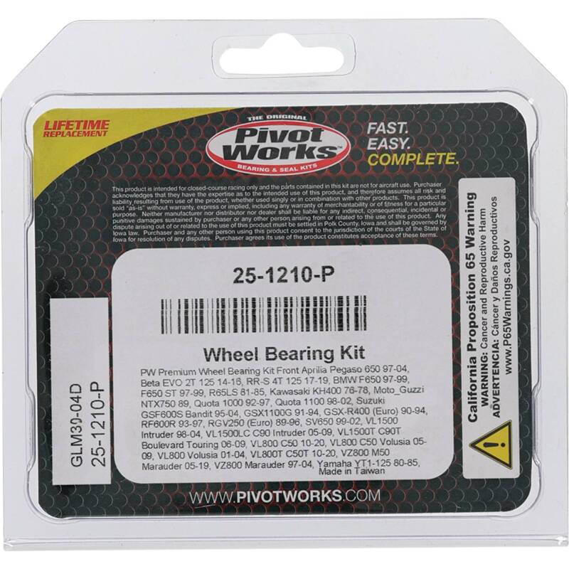 Pivot Works Pw Premium Wheel Bearing