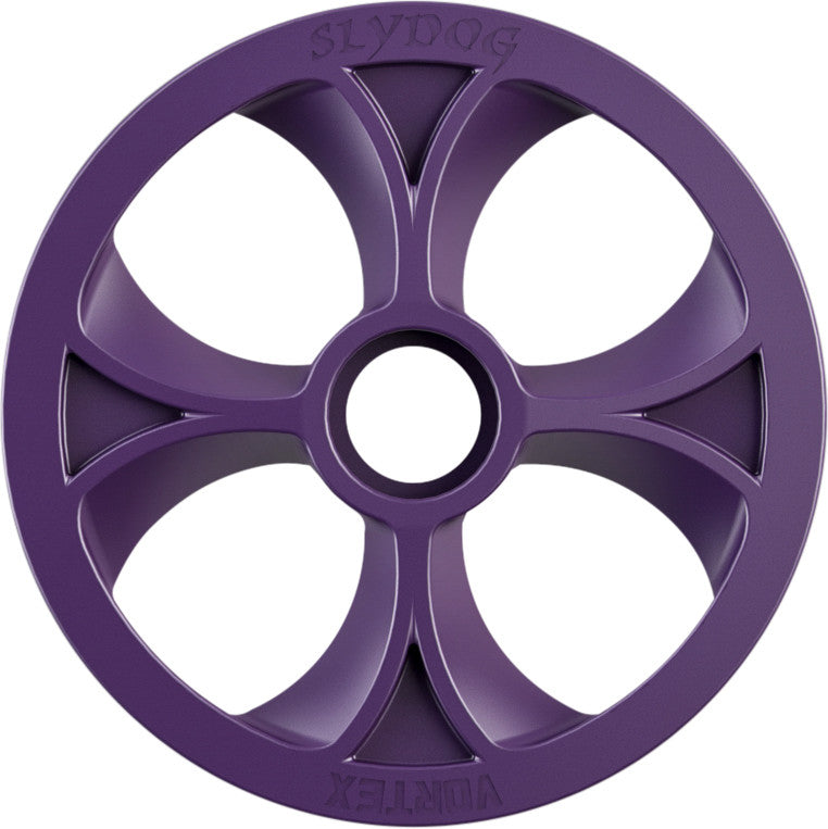 SLYDOG Vortex Bogie Wheel 10" Purple Alpha Wheel A/C BOG100UNVSOLPUR