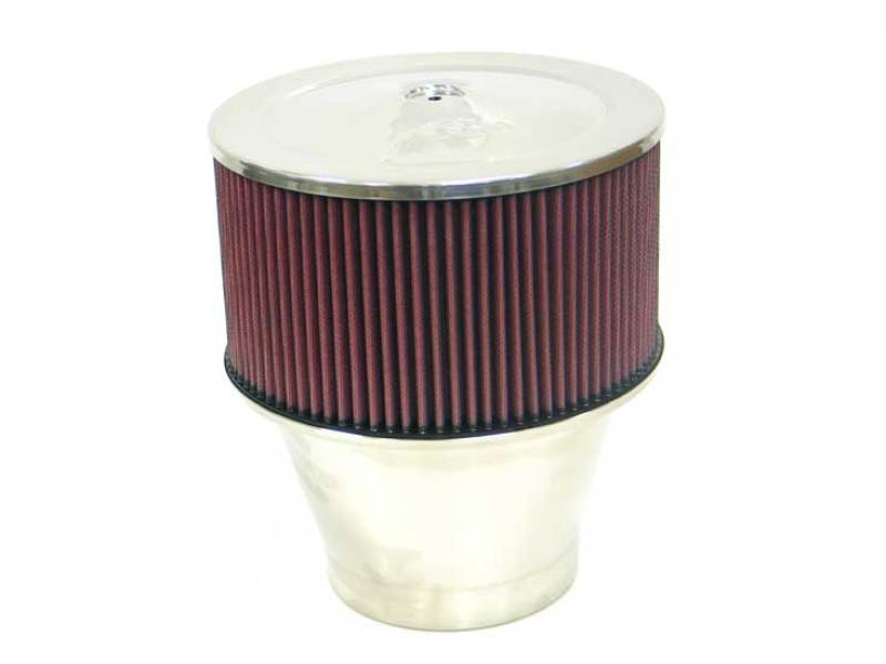 K&N Marine 5.125in FLange ID x 9in OD x 10.5in H Round Straight Flame Arrestor 59-1196