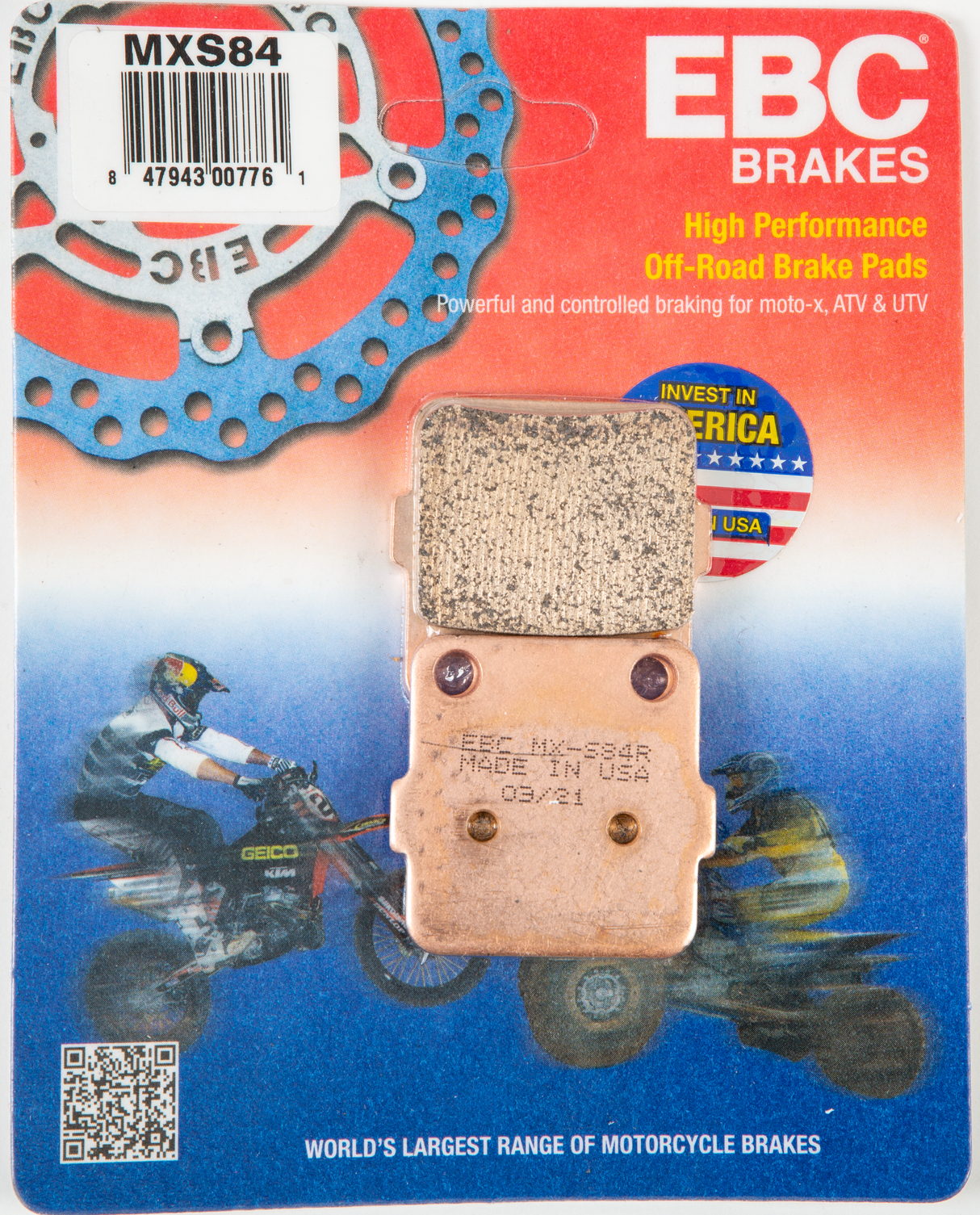 EBC Brake Pads Mxs84 Extreme Pro Mxs Series MXS84