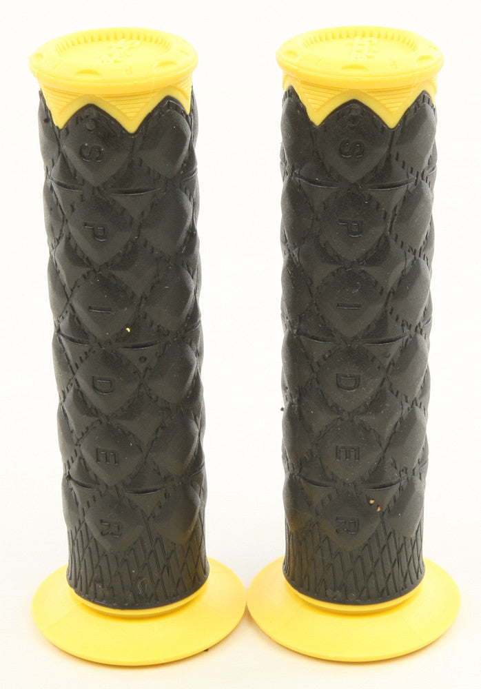 SPIDER Slim Line Slt Grips Yellow/Black 7/8" SLT Y/B