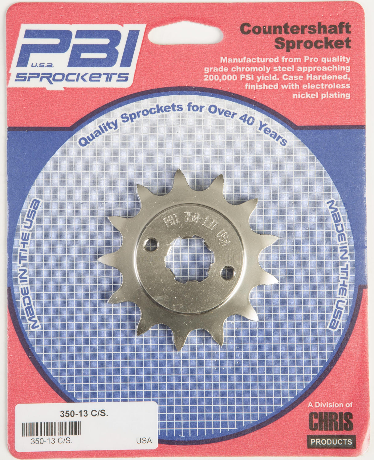 PBIFront Cs Sprocket Steel 13t-520 Hon350-13