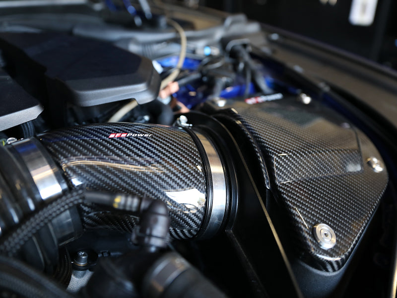 aFe Momentum Black Series Carbon Fiber Pro 5R Air Intake System BMW M5 (F90) 18-19 58-10005R