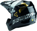 Answer AR3 Ronin Helmet Black/White/Gold - Small 447704