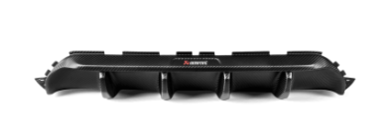 Akrapovic 18+ BMW M5 (F90) Rear Carbon Fiber Diffuser - Matte w/Red Akrapovic Logo DI-BM/CA/5/M/RS