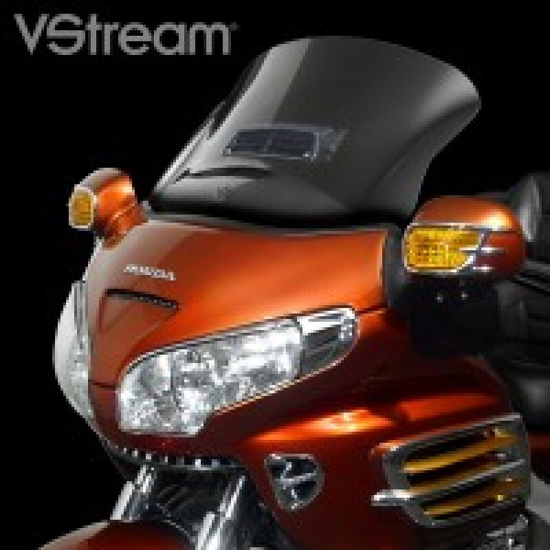 National Cycle 01-17 Honda GL1800/ABS-w/Vents- V Stream/ Wave Mid/Std. Windshield - Clear N20012A