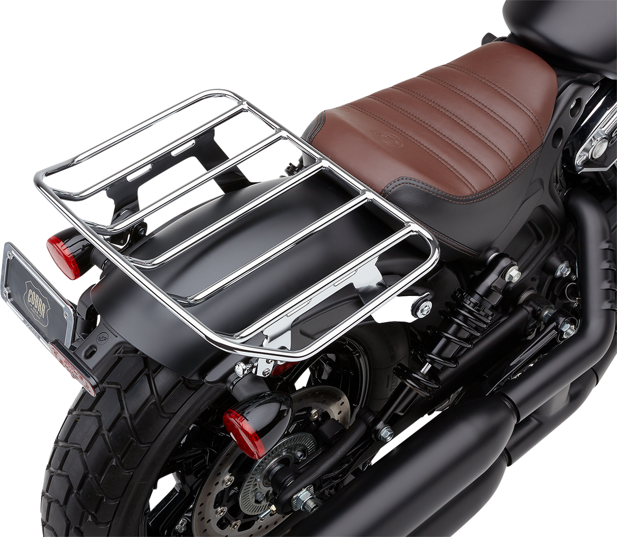 COBRA Detachable Luggage Rack - Chrome COMES WITH DOCKING KIT 502-2605