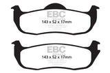 EBC 04-05 Infiniti QX56 5.6 Greenstuff Rear Brake Pads DP61707