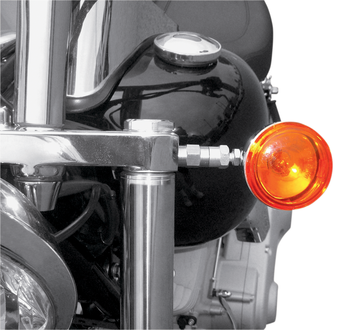 DRAG SPECIALTIES Turn Signal Relocation Kit - Wide Glide 20200390