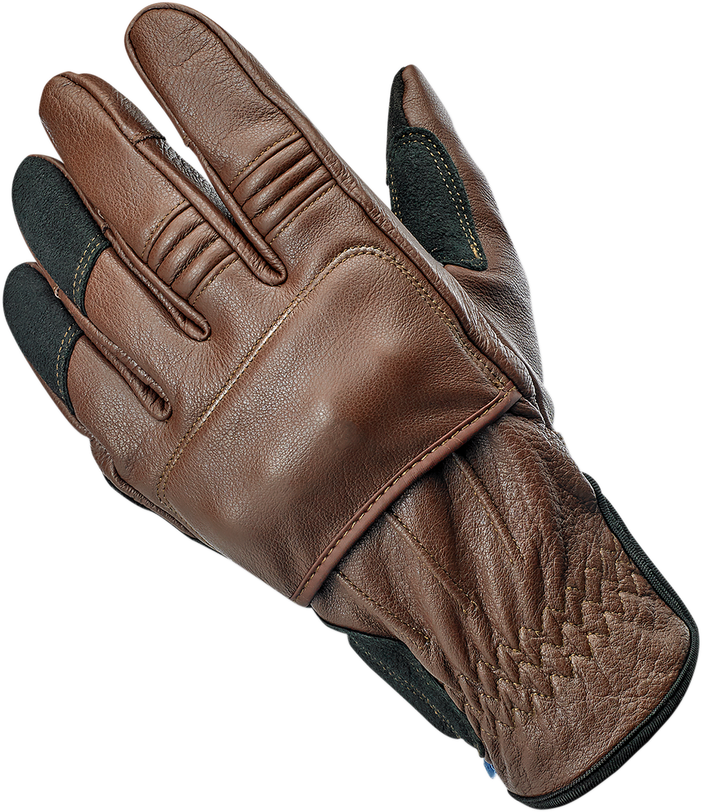 BILTWELL Belden Gloves - Chocolate/Black - Small 1505-0201-302