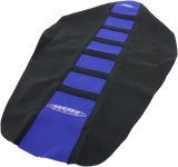 SDG 6-Ribbed Seat Cover - Black Ribs/Blue Top/Black Sides 95926KBK