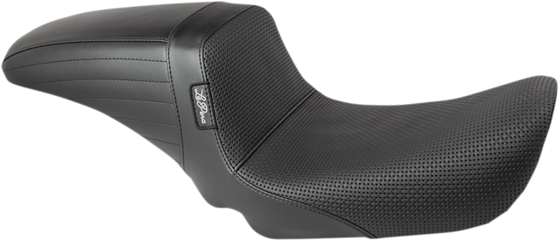 LE PERA Kickflip Seat - Basketweave - Black - FXD '04-'05 LF-591BW