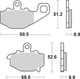 SBS LS Brake Pads - Kawasaki - 687LS 687LS