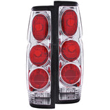 ANZO 1986-1997 Nissan Hardbody Taillights Chrome 211116