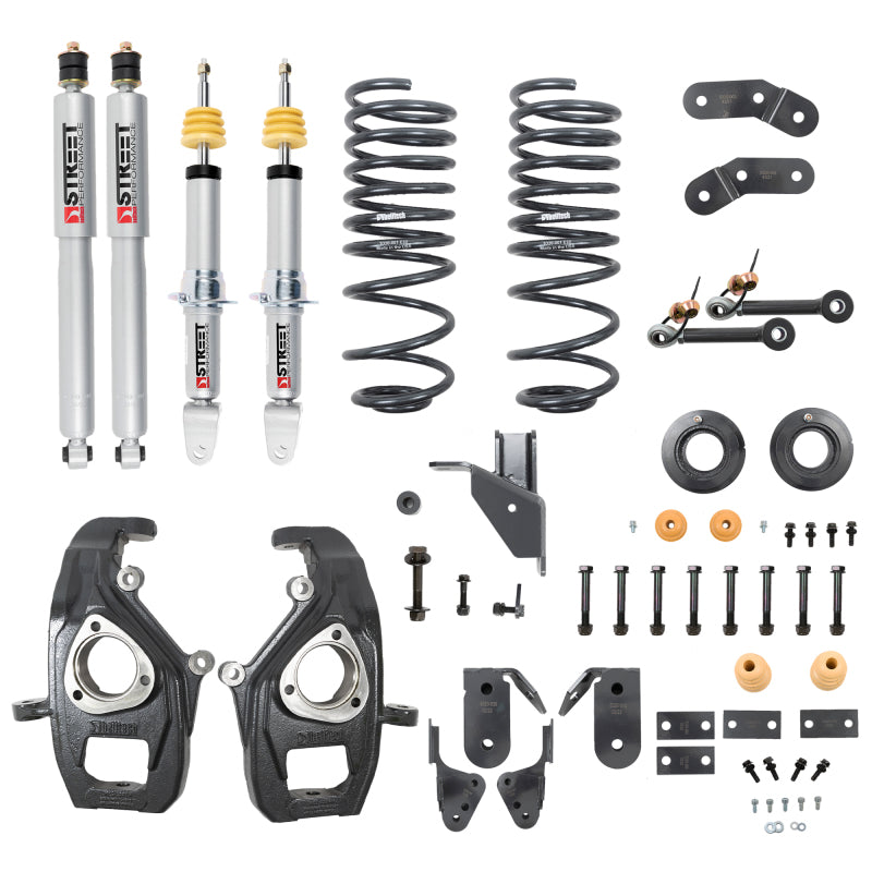 Belltech 2019+ RAM 1500 2WD Lowering Kit - 3-4in Front 4-5in Rear 1062SP