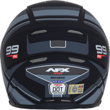 AFX FX-99 Helmet - Recurve - Matte Black/Gray - Large 0101-11138