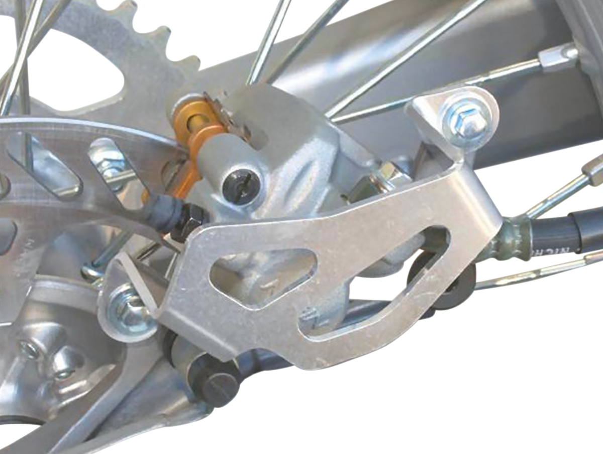 WORKS CONNECTION Rear Caliper Guard - RM125/250 25-015