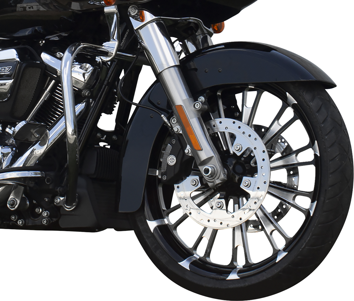 COASTAL MOTO Front Wheel - Fuel - Dual Disc/ABS - Black Cut - 26"x3.75" - FL FUL-263-BC-ABST