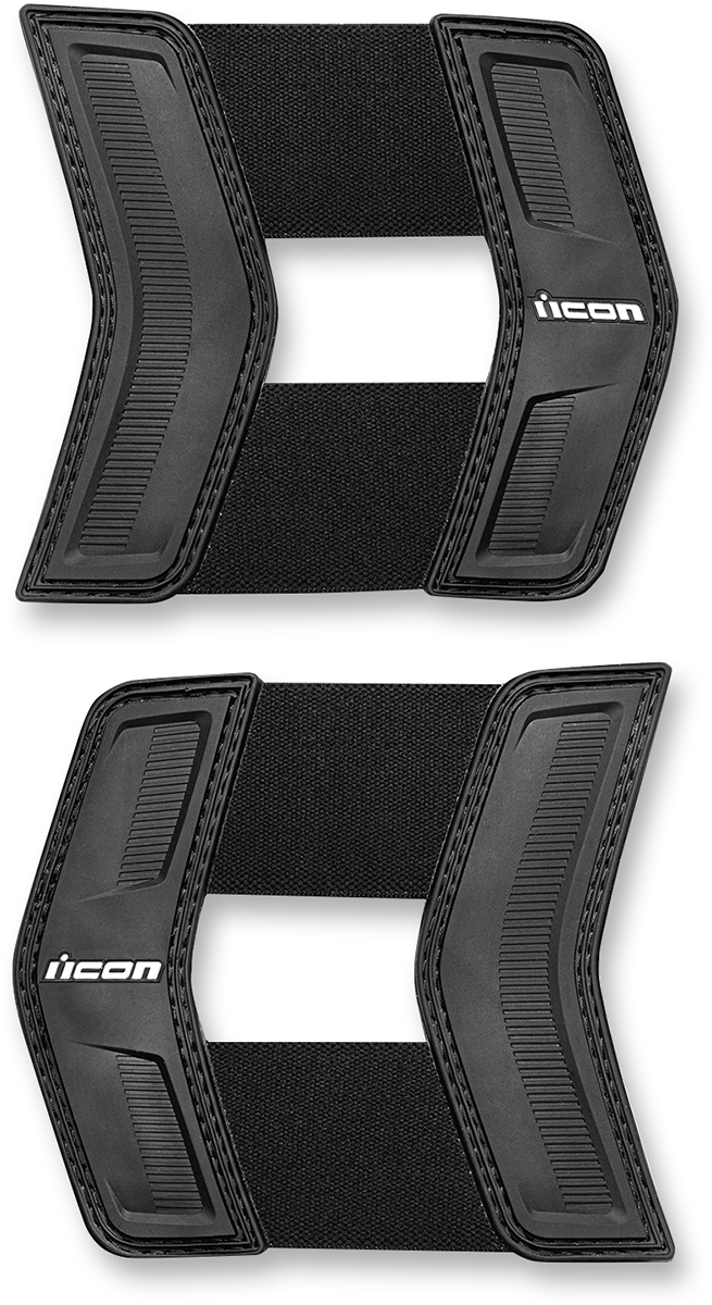 ICON Field Armor Stryker™ Vest Waist Straps - Black/White 2701-0678