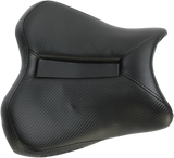 SADDLEMEN Gel Channel Track Carbon Fiber Sport Seat - Black - R1 0810-Y148