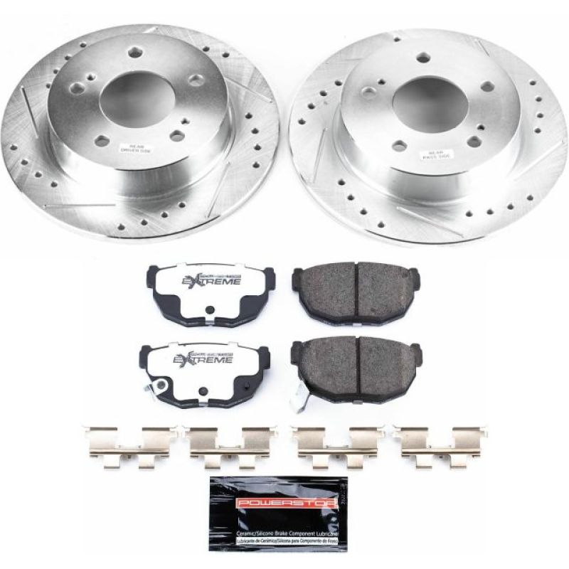 Power Stop 94-98 Nissan 240SX Rear Z26 Street Warrior Brake Kit