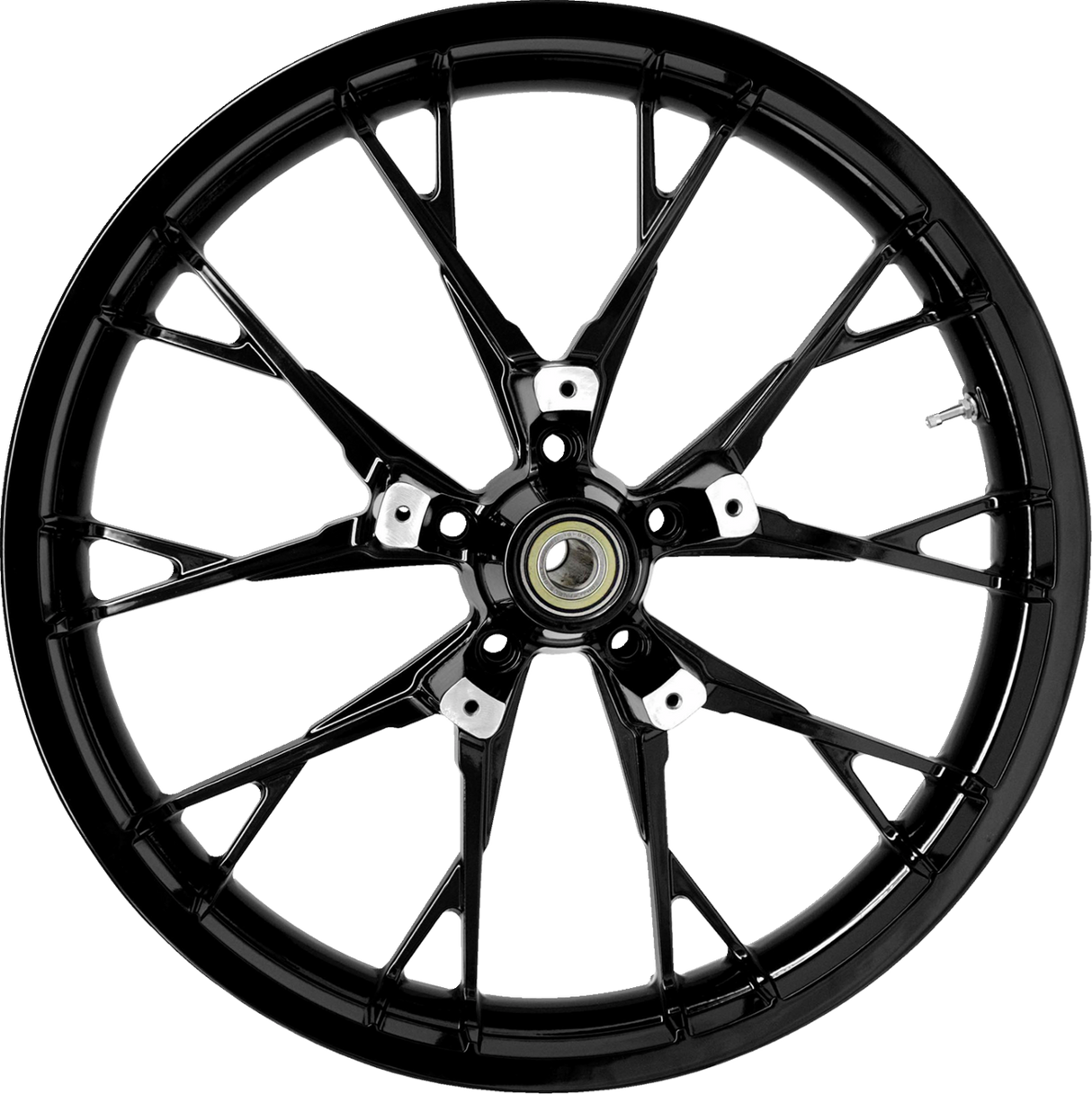 COASTAL MOTO Wheel - Marlin - Front - Dual Disc/ABS - Solid Black - 21"x3.50" 3D-MAR213SBABST