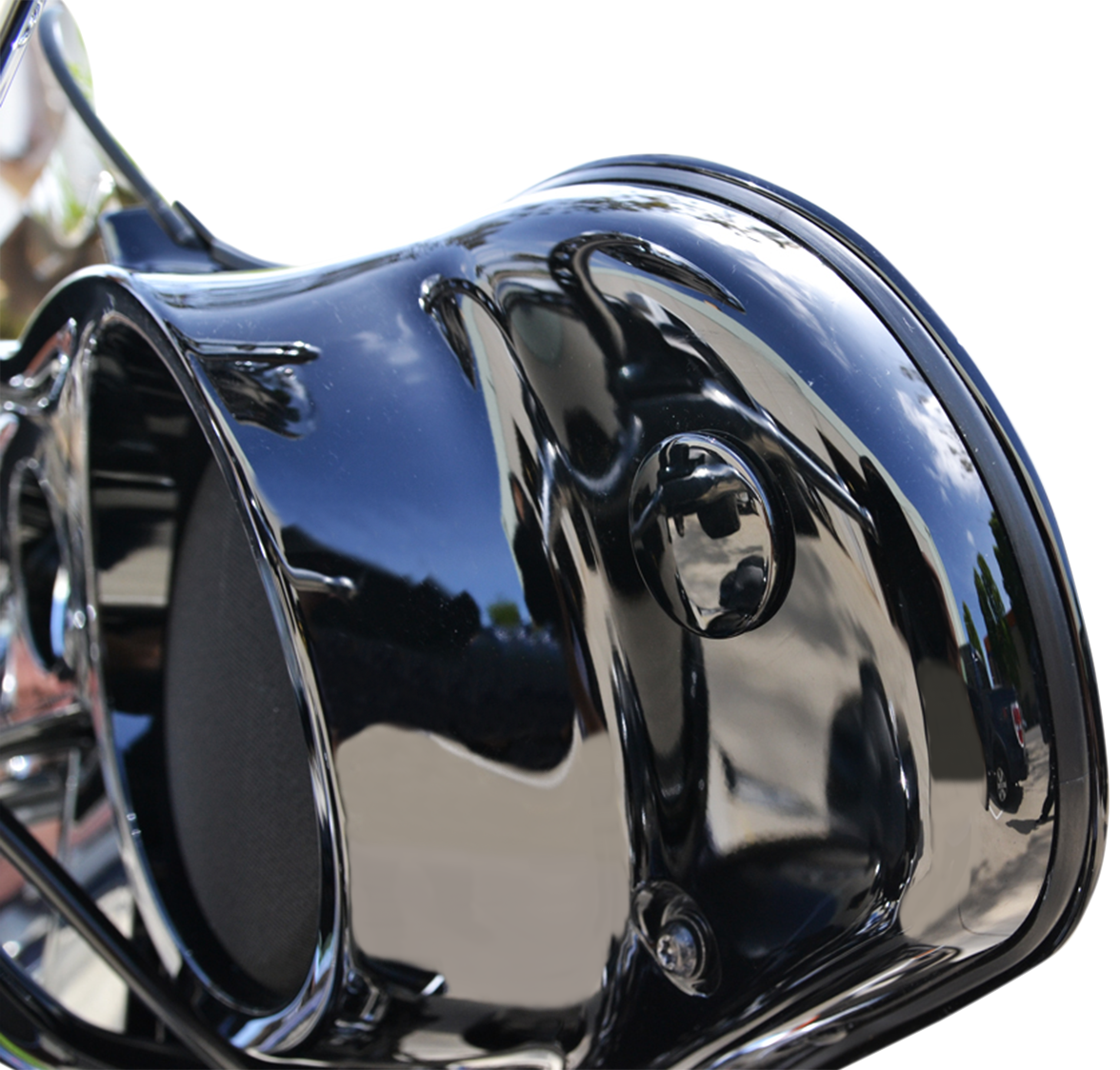 LA CHOPPERS Mirror Mount Covers - Black LA-9001-00B