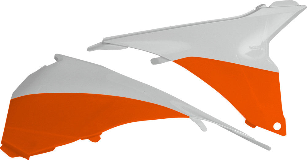 ACERBIS Airbox Covers White/Orange 2314291088