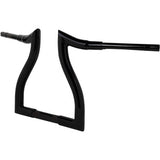 LA CHOPPERS Handlebar - Pre-Wired - Hammerhead - 12" - Black  Glide  2015-2022 LA-7316-12BW