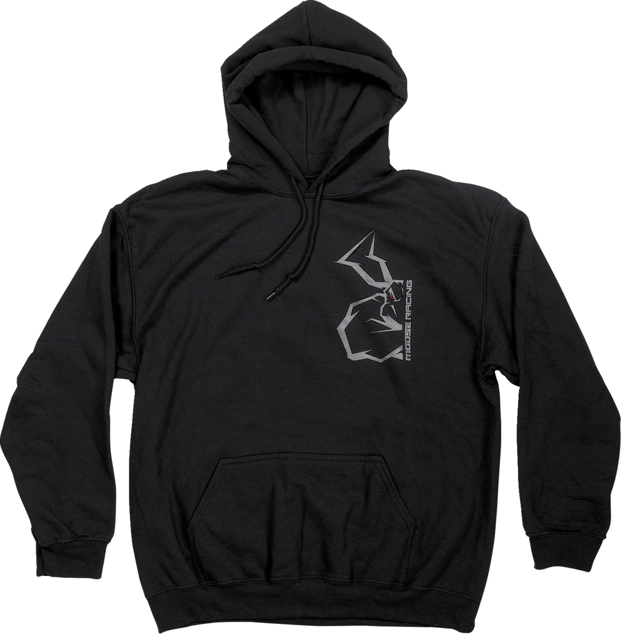 MOOSE RACING Half Agroid Hoodie - Black - Small 3050-6352