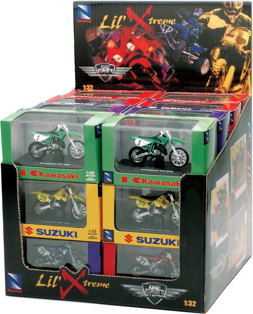 NEW-RAYReplica 1:32 Atv Set Assorted Atv/Race Bike Models06227C