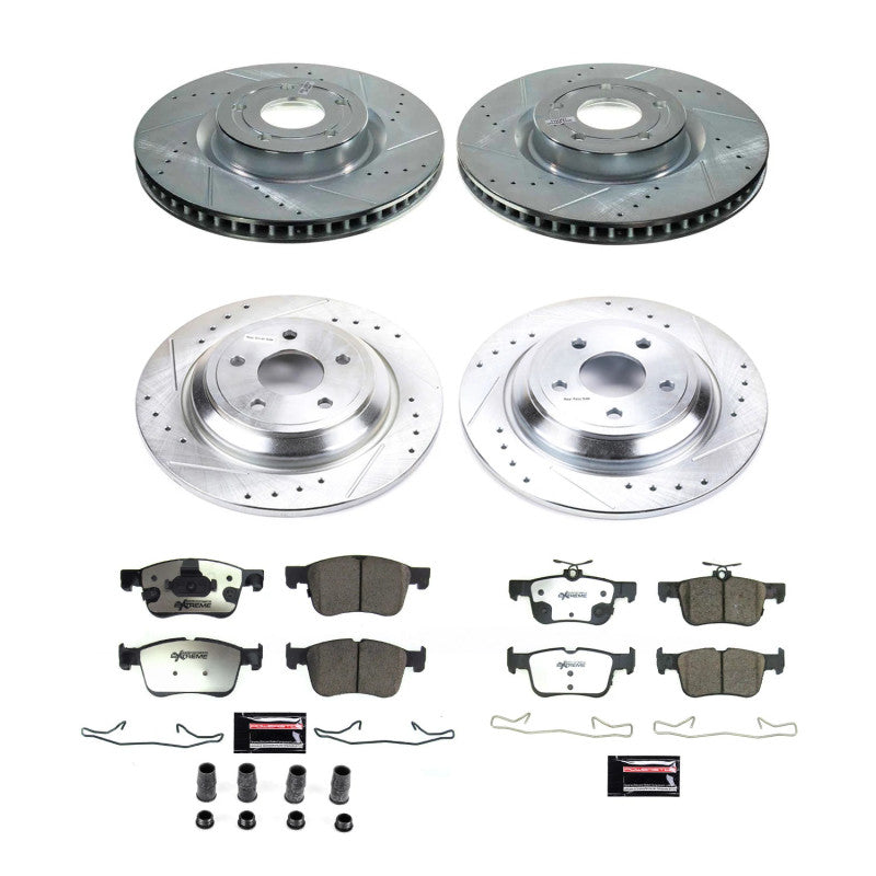 Power Stop 21-22 Ford Bronco Sport Front & Rear Z36 Truck & Tow Brake Kit K8644-36