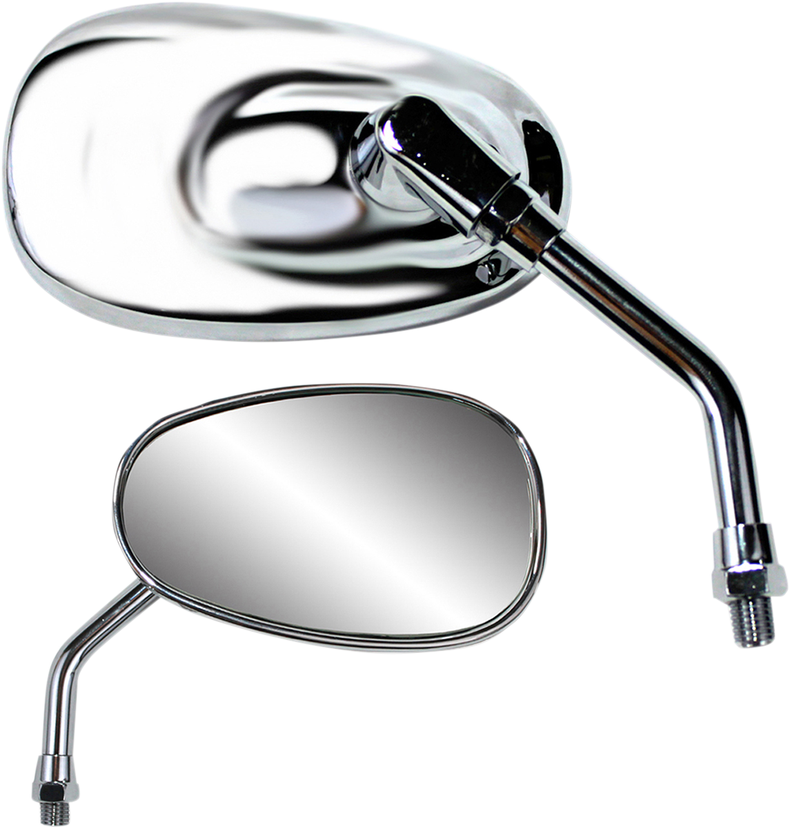 Parts Unlimited Mirror - Mini - Chrome 17034